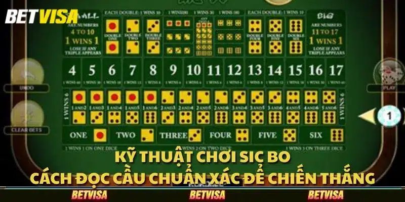 Kỹ thuật chơi sicbo: Cách đọc cầu chuẩn xác để chiến thắng