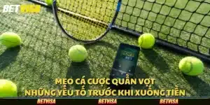 Mẹo cá cược quần vợt: Những yếu tố trước khi xuống tiền