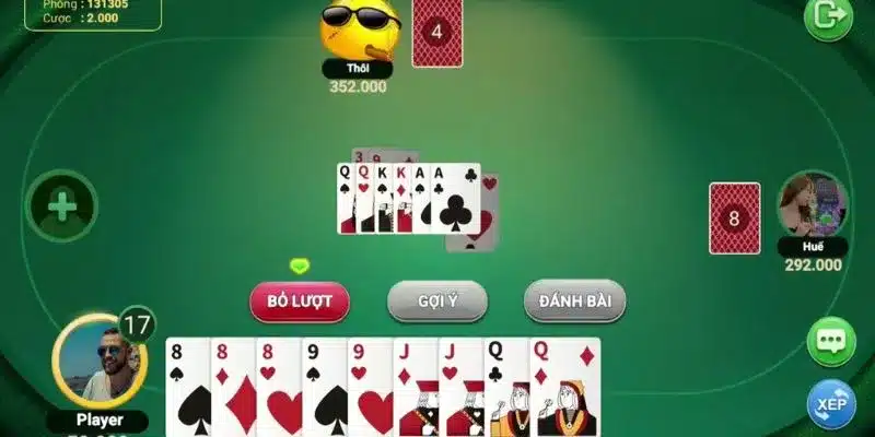 Cách xếp bài tối ưu hóa trong tiến lên 